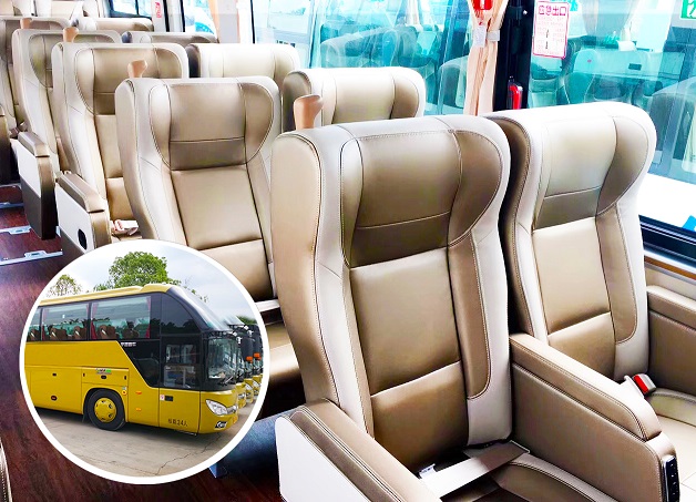 34座頭等艙航空座椅旅游車
