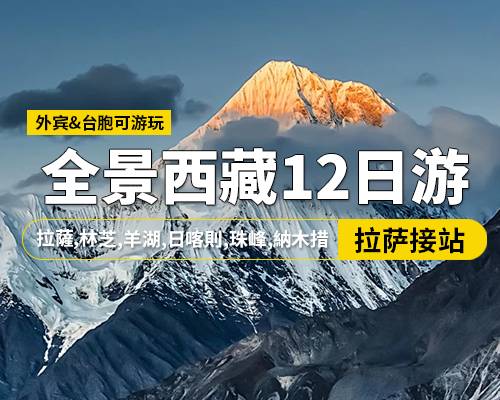 【全景西藏】拉薩接站，拉薩,林芝,羊湖,日喀則,珠峰,納木措,舒適小團12日遊